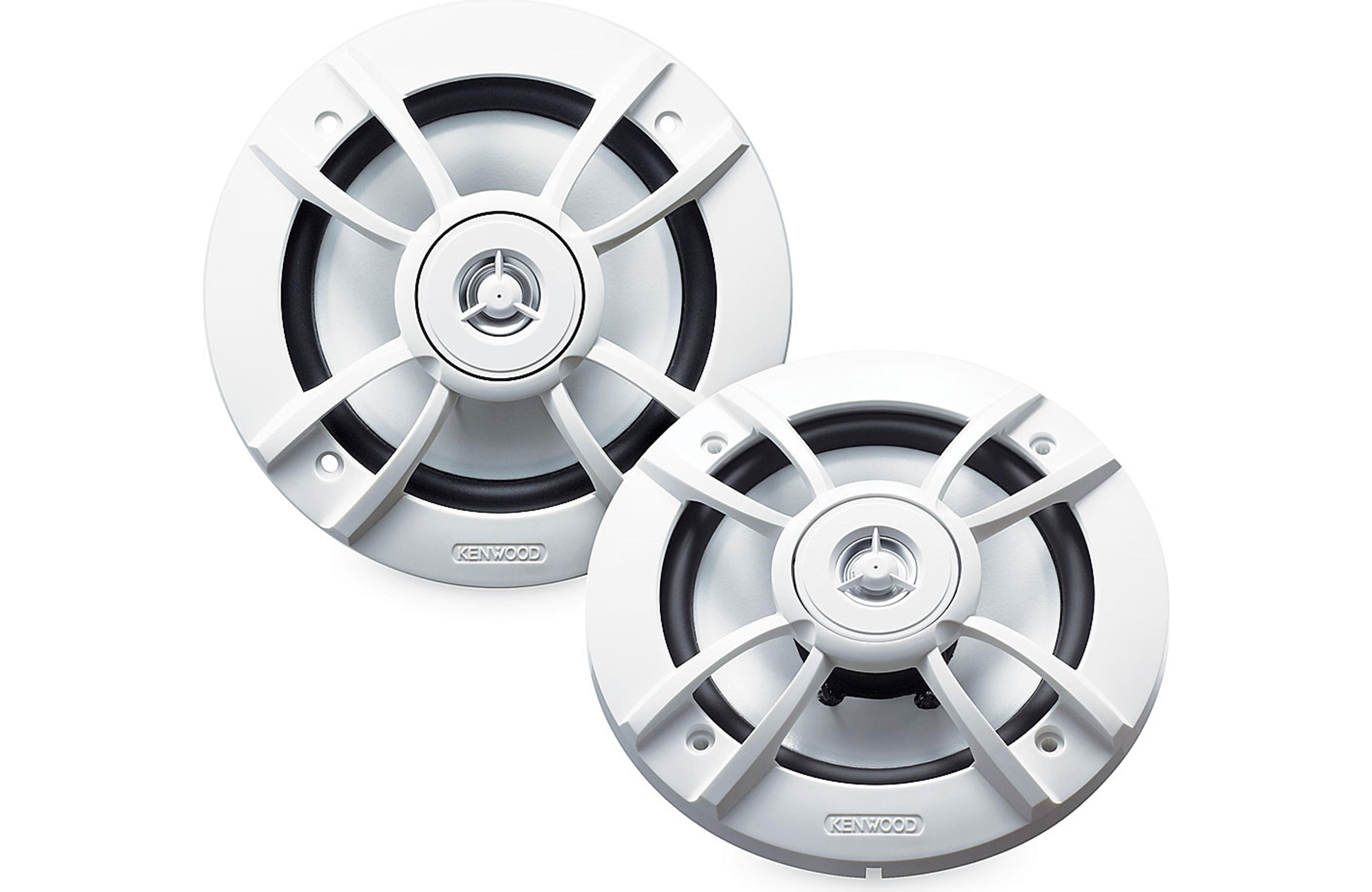 Kenwood KFC-1633MRW - 6.5-Inch 100 Watt Max power 2-Way Marine Speaker Kenwood KFC-1633MRW - 6.5-Inch 100 Watt Max power 2-Way Marine Speaker